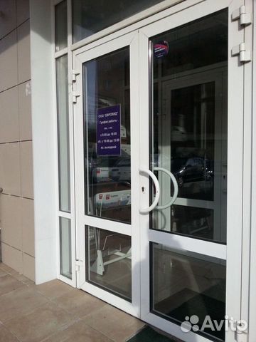 Алюминиевая дверь 2080х1460