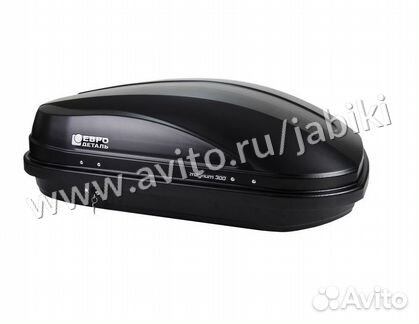 Бокс багажный Евродеталь Магнум 300 черный карбон