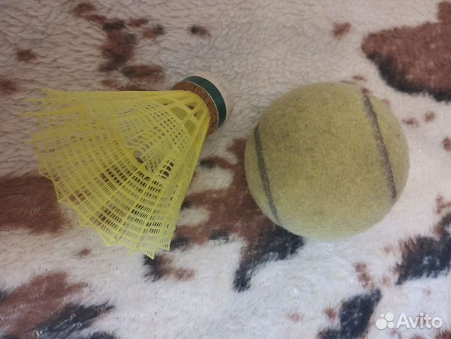 Теннисный мяч, воланчик | Объявление на Авито