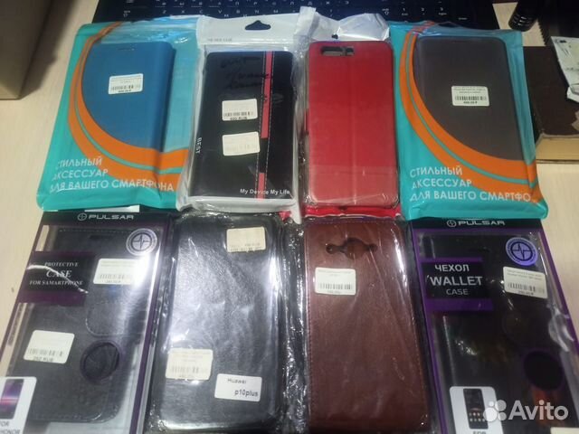 Чехлы-книги для Huawei/Honor (разные)