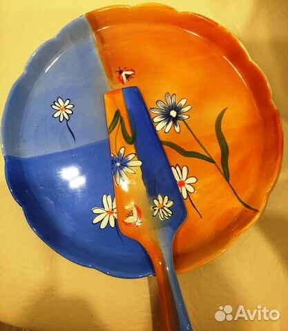 Блюдо для торта с лопаткой