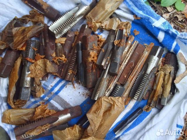 Плашка метчик развертка СССР советские фреза