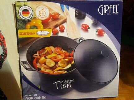 Сковорода-вок 24х7 см Gipfel 1316