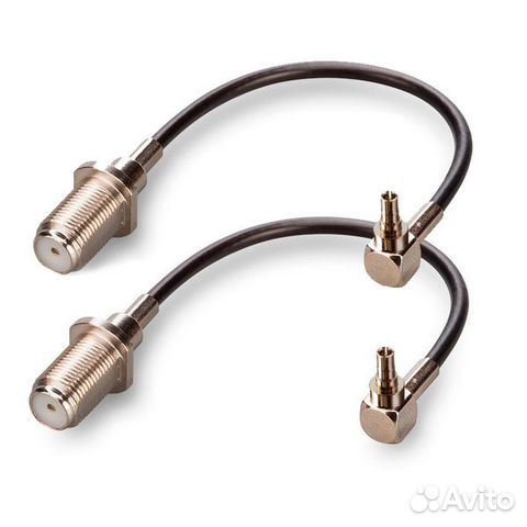 Комплект пигтейлов (2 шт) F-female/CRC9 к модемам