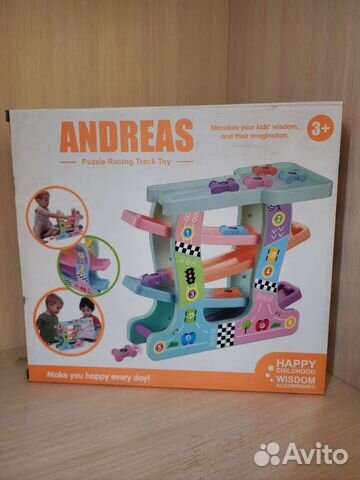 Трек горка с машинками. Новый