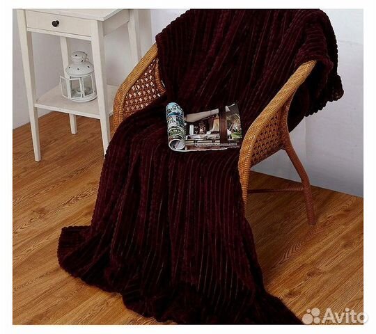 Плед GoodNight Велсофт Velvet 150х200, слива