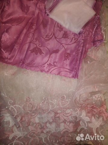 Шторы с ламбрекеном и тюлью и уголки для кухни