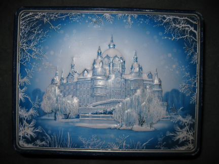 Жестяная шкатулка «Снежный замок»