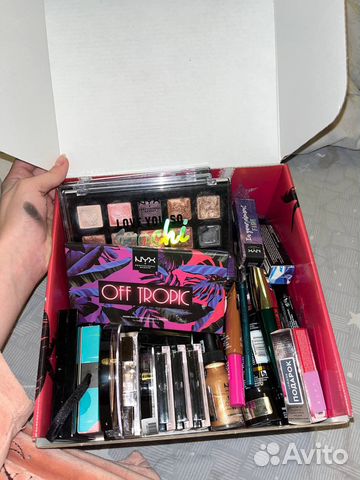 Косметика nyx lamel nouba пудра блеск тени палетка