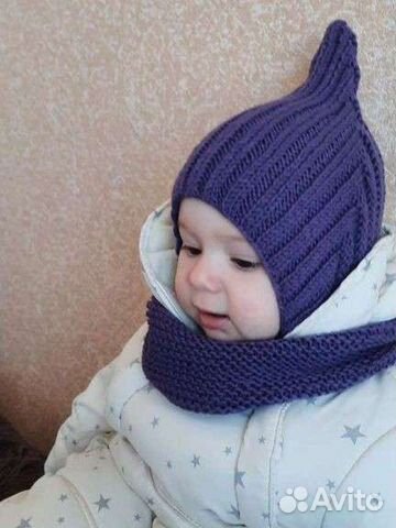 Комплект шапка и снуд