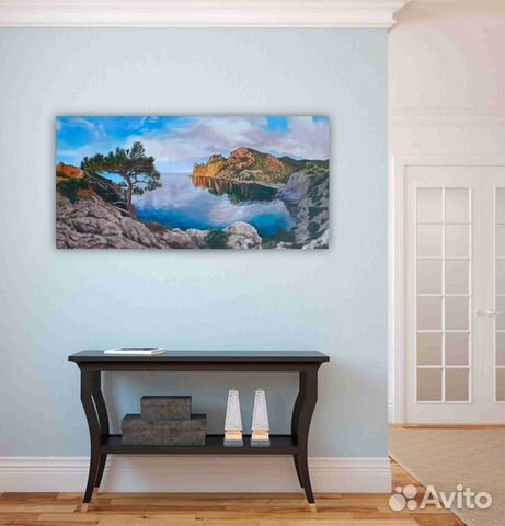 Новый свет Крым картина акрилом