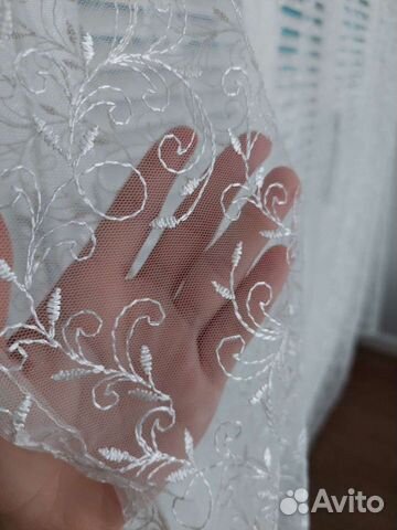 Тюль короткая высота 165 см