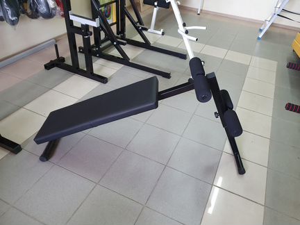 Скамья для пресса напольная с валиками