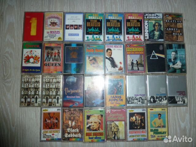 Запечатанные аудиокассеты