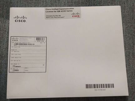 Лицензия Cisco SL-4330-UC-K9
