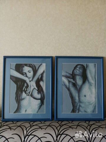 Картина вышитая крестом