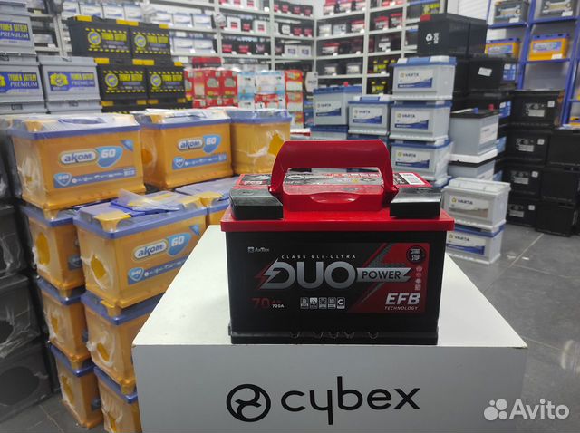 Аккумулятор 70Ач 720А Зверь Duo power EFB 3года Га