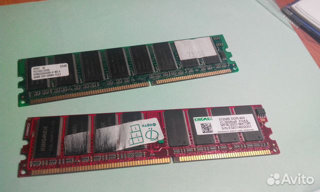 DDR1, 512мб и 256мб