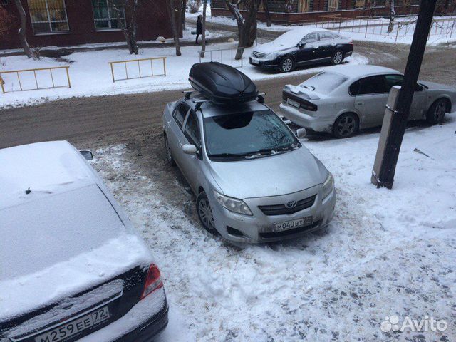 Автобокс багажник на крышу Toyota Corolla