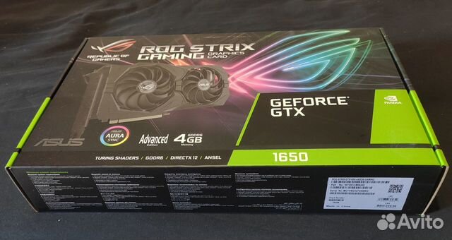 Видеокарта Asus ROG Strix GeForce GTX 1650 4Gb