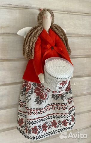 Кукла Тильда для ванной