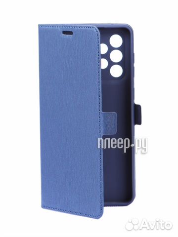 Чехол DF для Samsung Galaxy A33 5G Blue sFlip-96