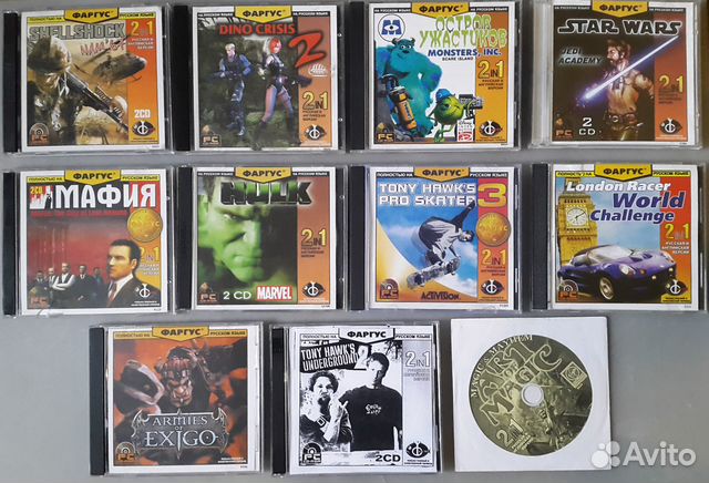 Компьютерные диски с играми от фаргус