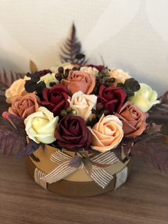 Букет из мыльных роз/шар баблс/набор со сладостями