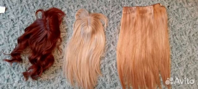 Волосы на заколках новые