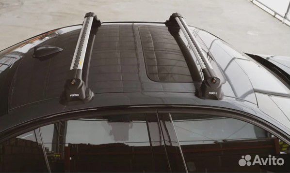 Багажник на штатные места turtle AIR-3 silver 106