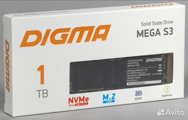SSD 1Tb 512Gb Digma и KingSpec NEW