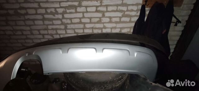 Задний бампер шкода Ети