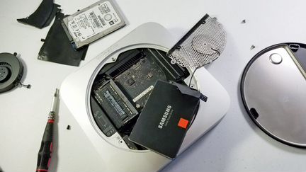 Установка SSD-дисков в Apple Mac mini и Macbook