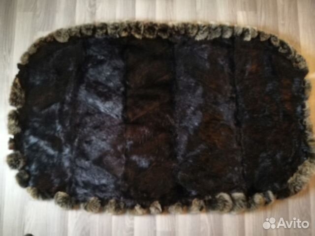 Ковёр натуральный нутрия енот