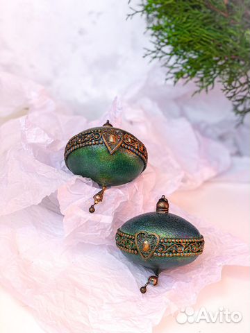 Елочные игрушки ручной работы