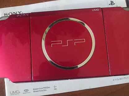 Sony PSP 3008 Radiant Red + 6 дисков