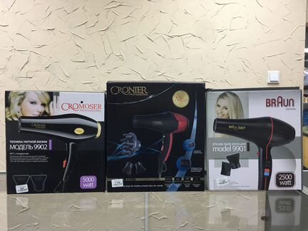 Фен для сушки волос новый