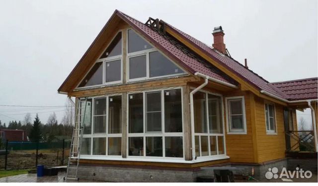 Веранда пвх в коттедж под ключ