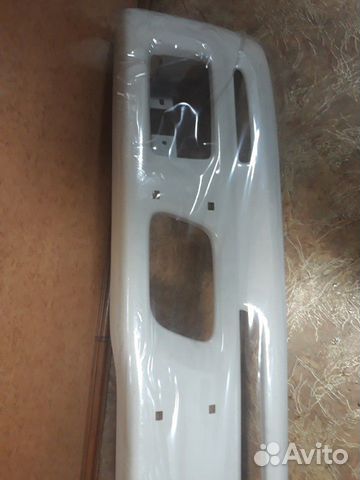 Бампер isuzu NQR75 NQR 75 нкр75 металл белый