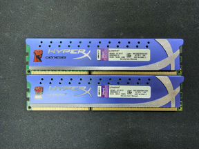 Озу DDR3 8Gb (2x4Gb Kit) 1600 Kingston HyperX