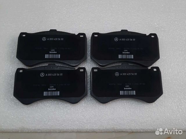 Передние колодки Mercedes W222 217 6.3 AMG