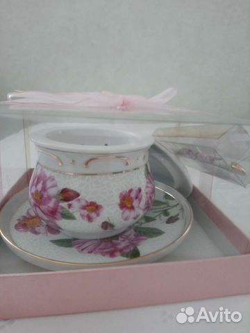 Чашка (кружка) фарфоровая заварочная