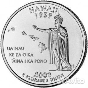 Штаты Америки на 25 центах меняю