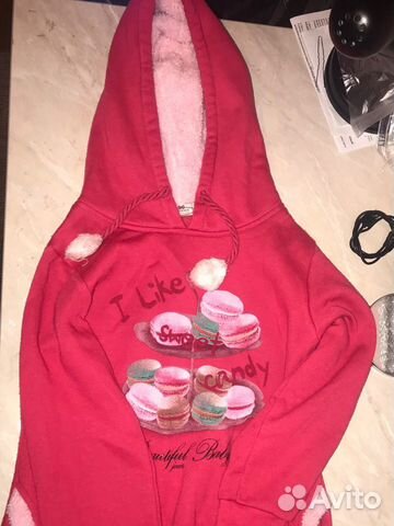 Худи теплое р 154,на девочку 12-13 лет/длинное