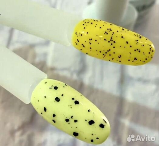 Топ глянцевый с крупинками 