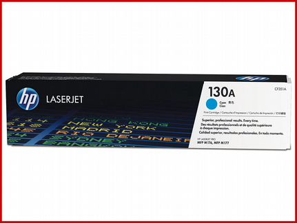 Картридж HP CF351A № 130A голубой