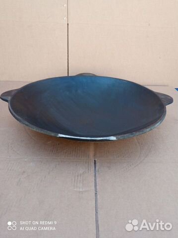 Садж чугунный 35,40,45,50,55 см с отколотой ручкой