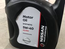 Масло моторное nissan Motor Oil 5W-40 5л