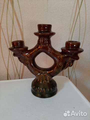 Подсвечник СССР керамика