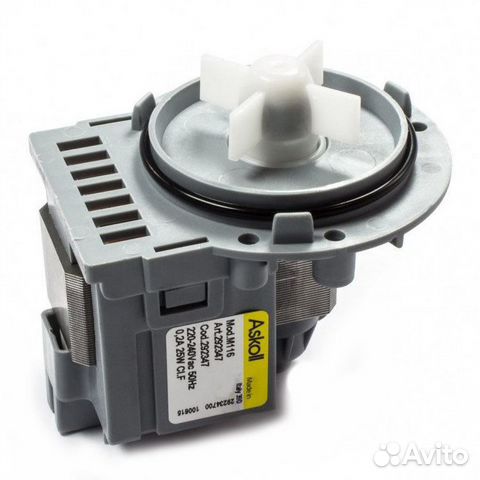 Сливной насос askoll 25W (3 винта, фишка назад) PM